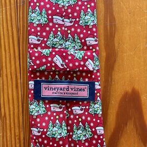 Vineyard Vines Red and Gray Kids Tie